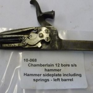 Chamberlain hammer sideplate left barrel