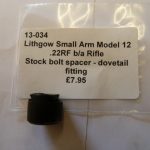 Lithgow Model 12 stock bolt spacer