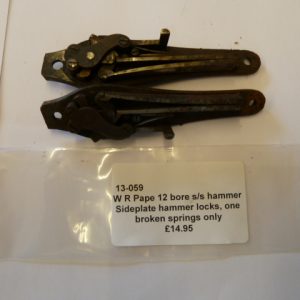 Pape sideplate hammer locks