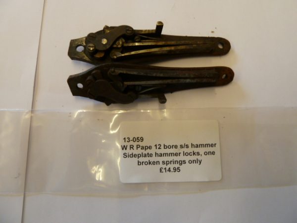 Pape sideplate hammer locks