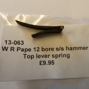 W Pape top lever spring