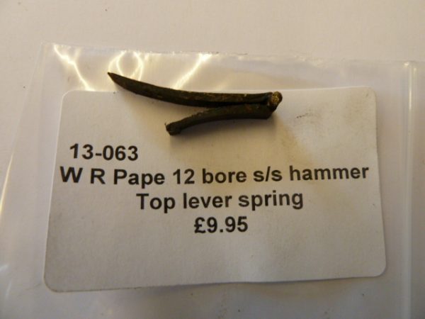 W Pape top lever spring