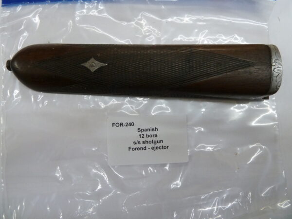 FOR-240 Spanish 12 bore ss shotgun fored (1) Gunmark side by side shotgun forend