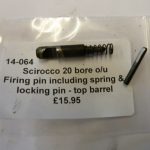 Scirocco top barrel firing pin