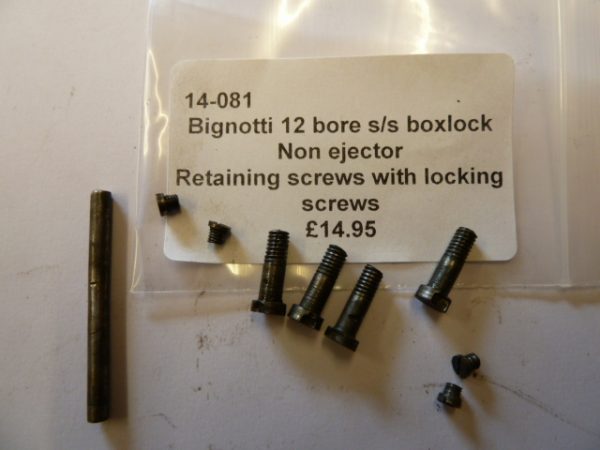 Bignotti retaining screws