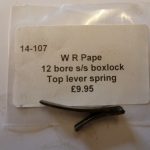 Pape boxlock top lever spring