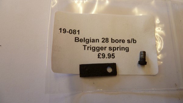 Belgian 28 bore trigger spring