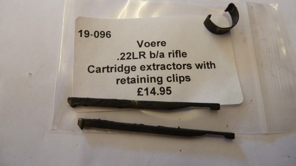 Voere bolt action cartridge extractors