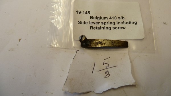 Belgium 410 shotgun side lever spring
