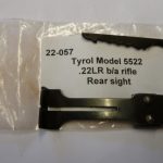 Tyrol 5522 rear sight