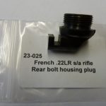 French rear bolt housing plug