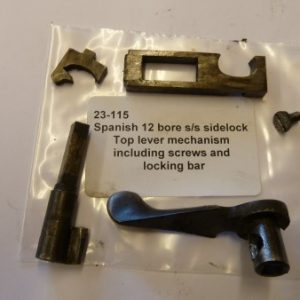 Spanish shotgun top lever mechanism