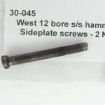 West sideplate screws