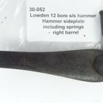 Lowden right barrel hammer sideplate
