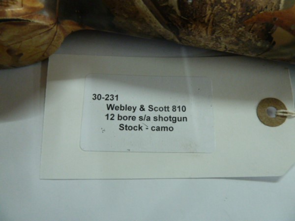 Webley & Scott 810 camo stock