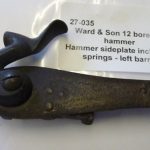 Ward left barrel hammer sideplate