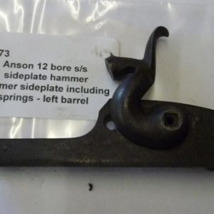 Anson left barrel hammer sideplate