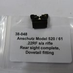 Anschutz 520/61 rear sight