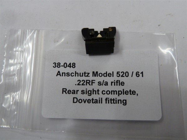 Anschutz 520/61 rear sight
