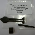 Winchester 74 rear sight and foresight