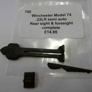 Winchester 74 rear sight and foresight