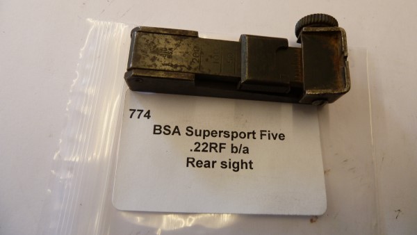 BSA Supersport Five .22LR rear sight