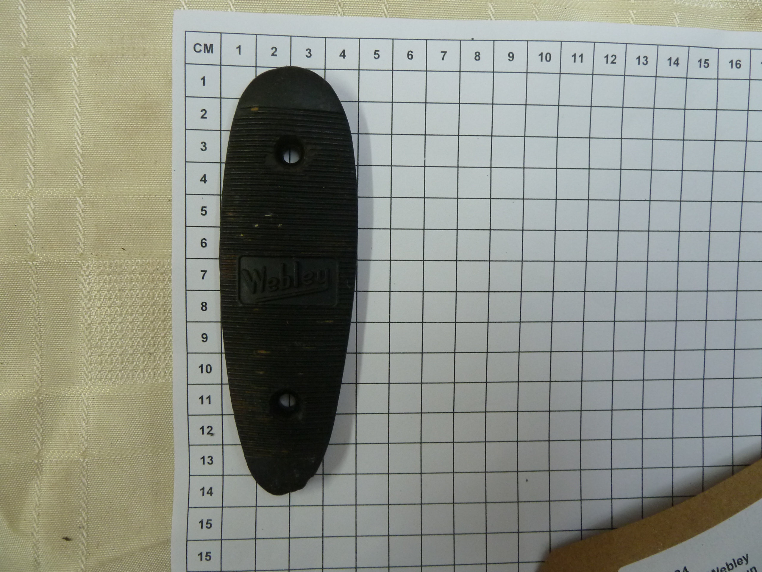 Webley shotgun butt pad