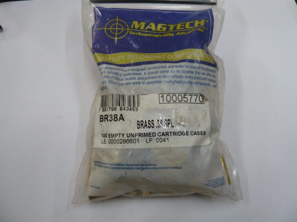 Magtec 38 spl brass cases