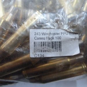 PPU 243 win brass cases