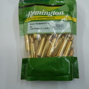Remington 6mm brass cases