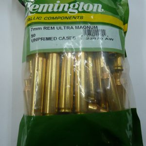 Remington 7mm rem Ultra magnum brass cases