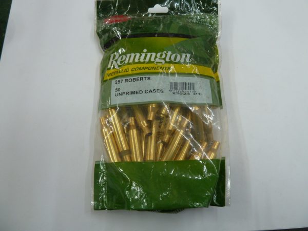 Remingtopn 257 Roberts brass cases