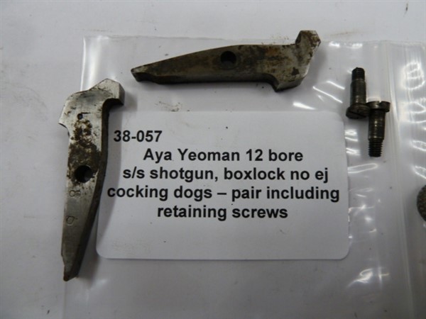 Aya Yeoman 12 bore cocking dogs