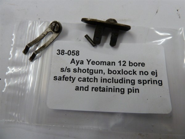 Aya Yeoman 12 bore safety catch