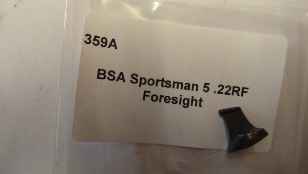 BSA Sportsman Five fore sight dovetail fitting