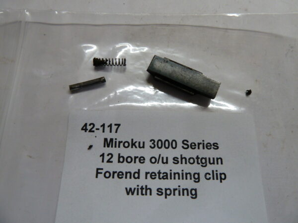 Miroku 3000 series forend retaining clip