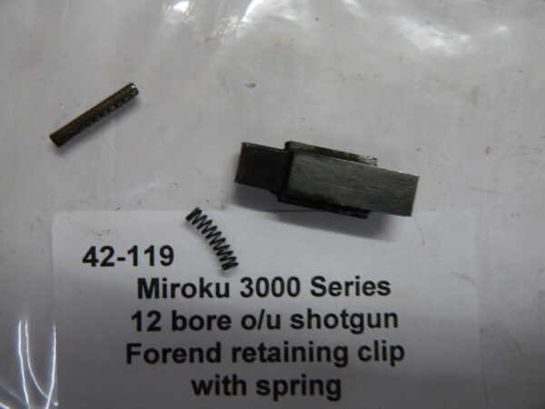 Miroku 3000 series 12 bore top lever hold open spring