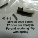 Miroku 3000 series 12 bore top lever hold open spring