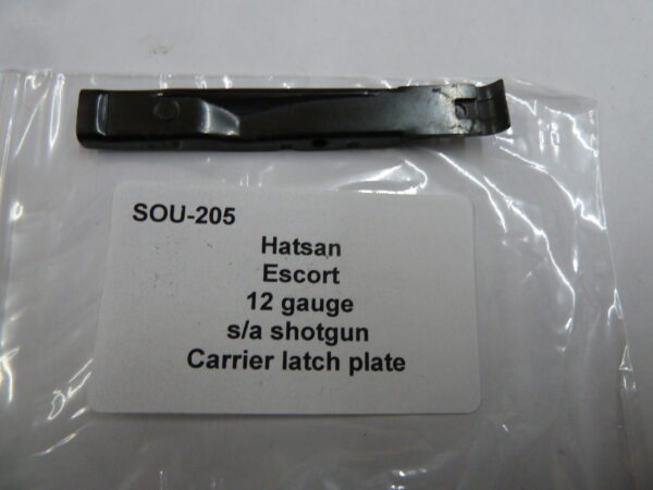 SOU-205 Hatsan Escort carrier latch plate (1) Hatsan Escort 12 gauge carrier latch plate