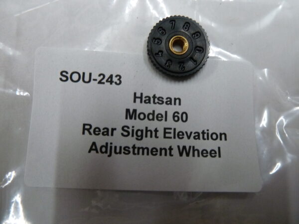 Hatsan rear sight elevation adjustment wheel