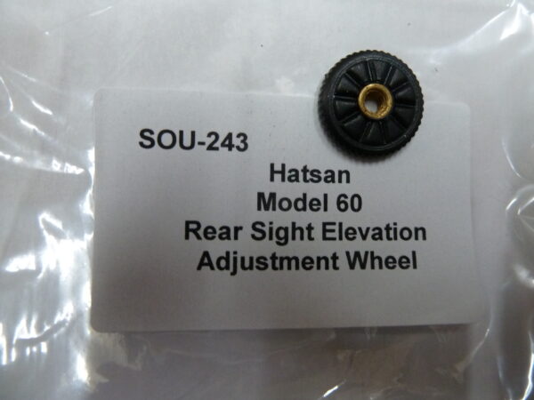 Hatsan rear sight elevation adjustment wheel