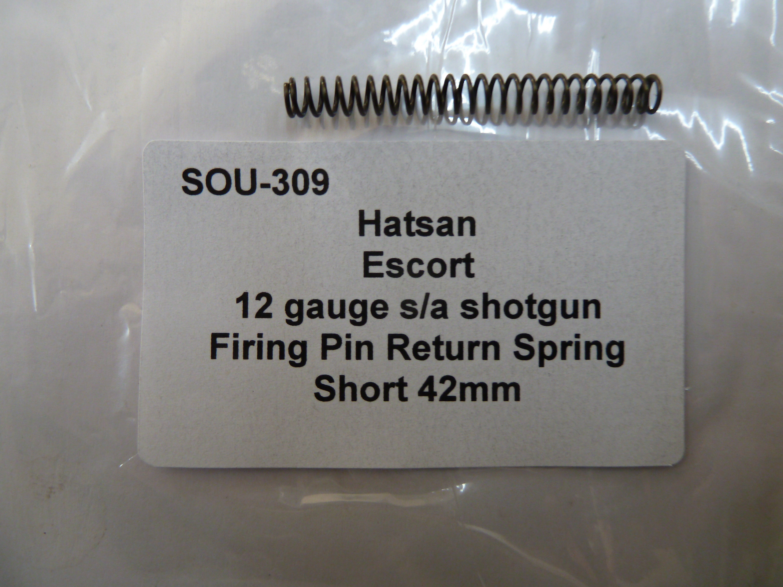 SOU-309 Hatsan Escort 12 gauge firing pin return spring 42mm short (2)