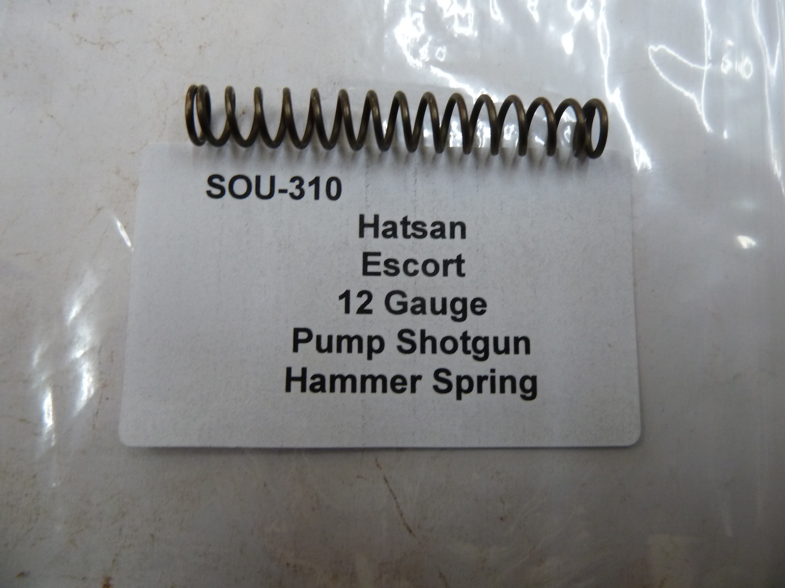 Hatsan Escort pump action hammer spring