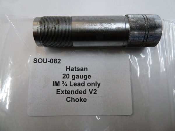 SOU-082 Hatsan 20 gauge IM extended V2 choke lead only Hatsan 20 gauge choke IM extended V2