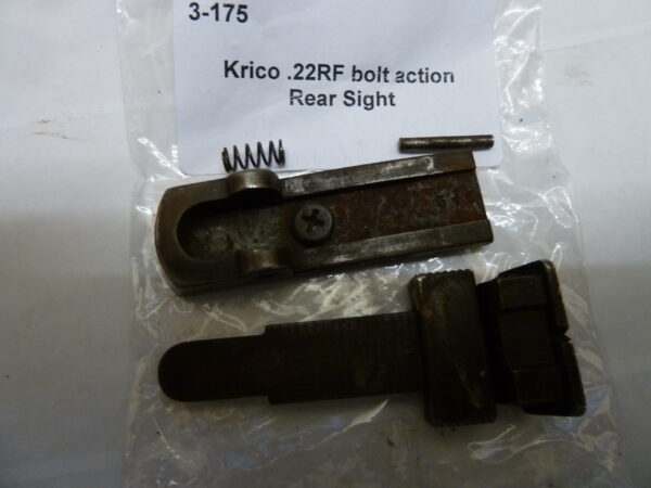3-175 Krico .22rf ba rear sight Krico bolt action rear sight