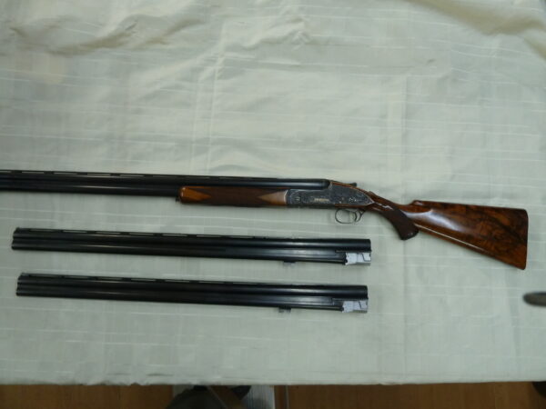 Purdey 12 gauge over and under shotgun