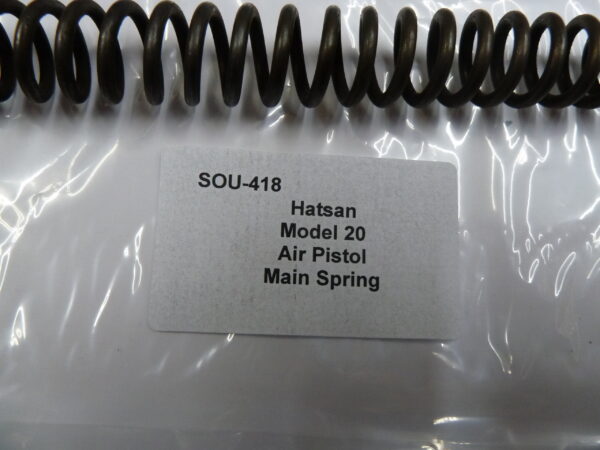 SOU-418 Hatsan Model 20 Air Pistol Spring (1) Hatsan Model 20 Air Pistol main spring