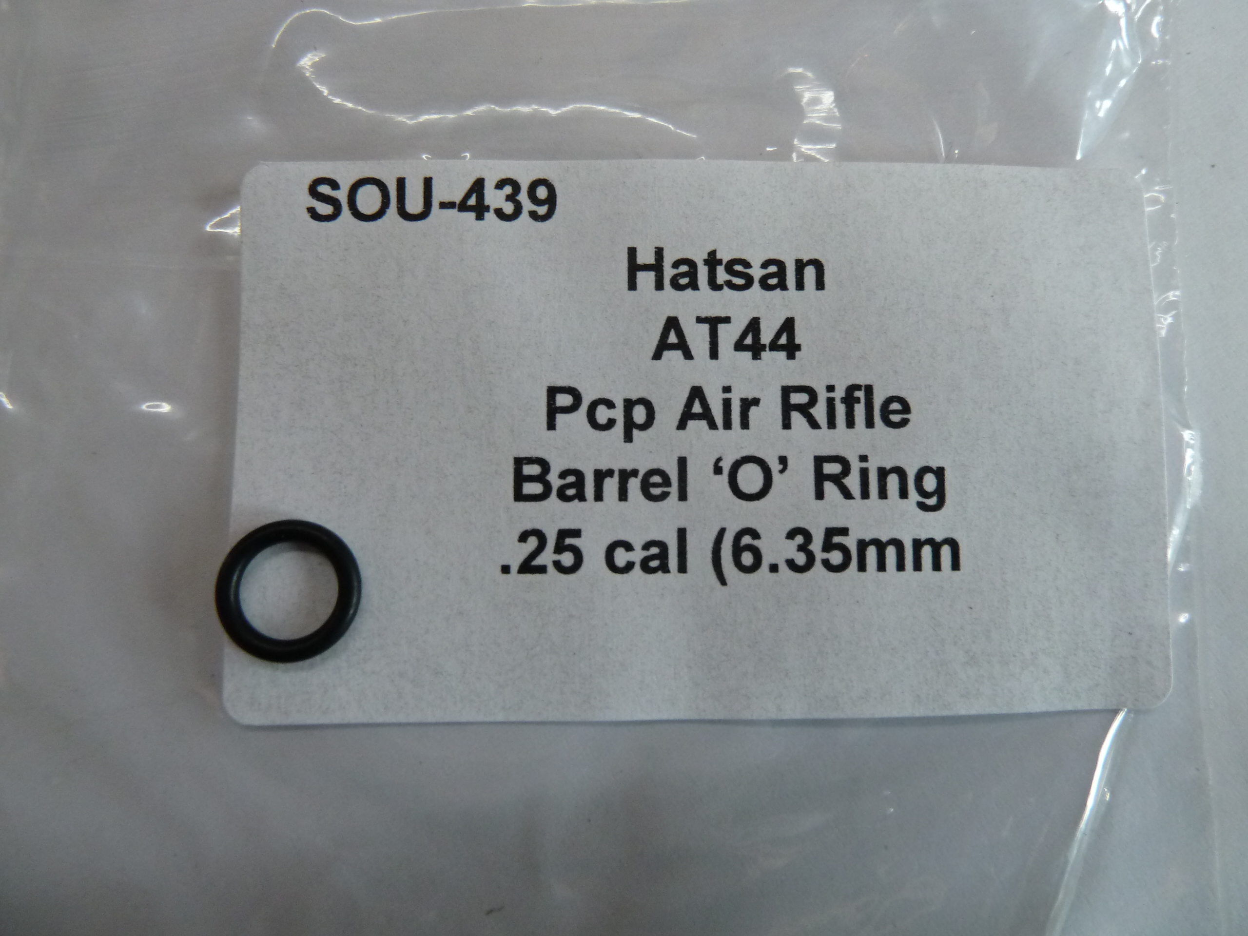 SOU-439 Hatsan AT44 pcp Air Rifle Barrel O Ring .25 cal
