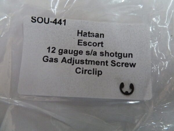 Hatsan Escort 12 bore gas adjustment screw circlip