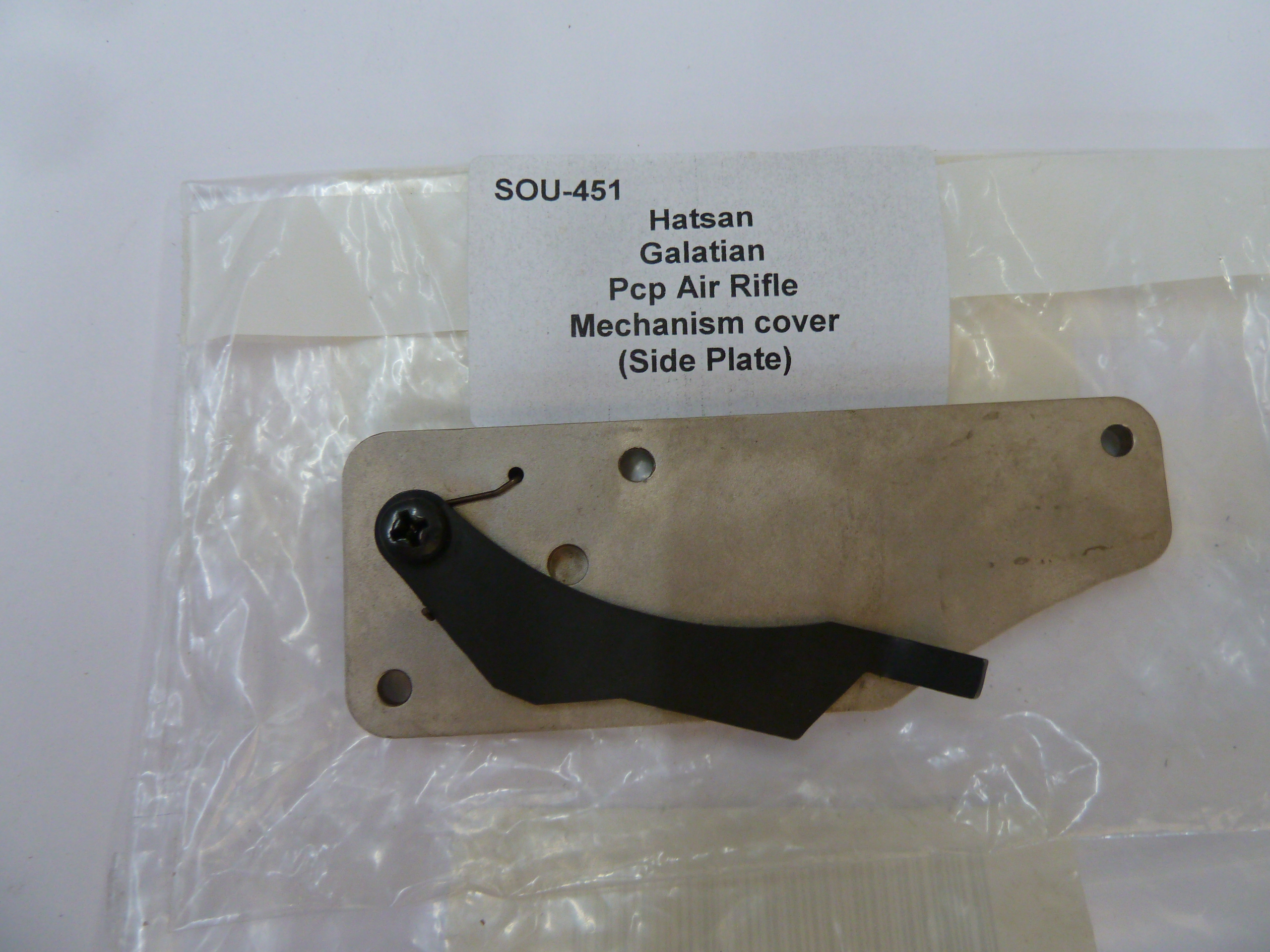 SOU-451 Hatsan Galatian pcp Air Rifle mechanism cover (side plate) (2)